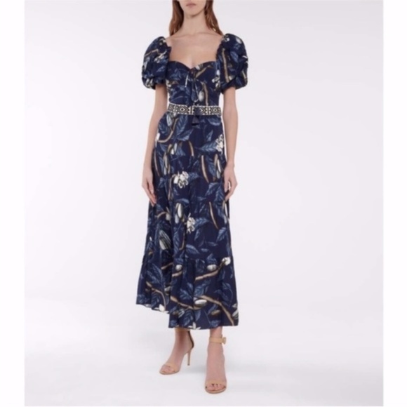 NEW Johanna Ortiz Botanical Heritage Dress 10 - Picture 8 of 17